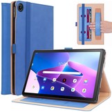 Lenovo Tab M10 Plus Gen 3 (3e generatie) Luxe Bookcase hoes - Lichtblauw