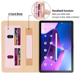 Lenovo Tab M10 Plus Gen 3 (3e generatie) Luxe Bookcase hoes - Rose Goud