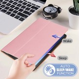 Lenovo Tab M10 Plus Gen 3 (3e generatie) Luxe Bookcase hoes - Rose Goud