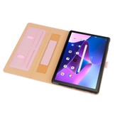Lenovo Tab M10 Plus Gen 3 (3e generatie) Luxe Bookcase hoes - Rose Goud