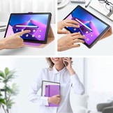 Lenovo Tab M10 Plus Gen 3 (3e generatie) Luxe Bookcase hoes - Paars