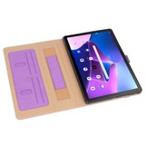 Lenovo Tab M10 Plus Gen 3 (3e generatie) Luxe Bookcase hoes - Paars