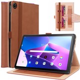 Lenovo Tab M10 Plus Gen 3 (3e generatie) Luxe Bookcase hoes - Bruin