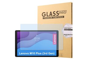 Lunso - Lenovo Tab M10 Plus Gen 3 Beschermglas (3e generatie) - Full cover Screenprotector