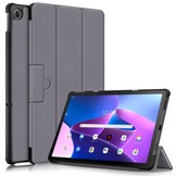 Lenovo Tab M10 Plus Gen 3 (3e generatie) Tri-Fold Bookcase hoes - Grijs
