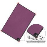 Lenovo Tab M10 Plus Gen 3 (3e generatie) Tri-Fold Bookcase hoes - Paars