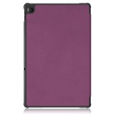 Lenovo Tab M10 Plus Gen 3 (3e generatie) Tri-Fold Bookcase hoes - Paars