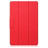 Lenovo Tab M10 Plus Gen 3 (3e generatie) Tri-Fold Bookcase hoes - Rood