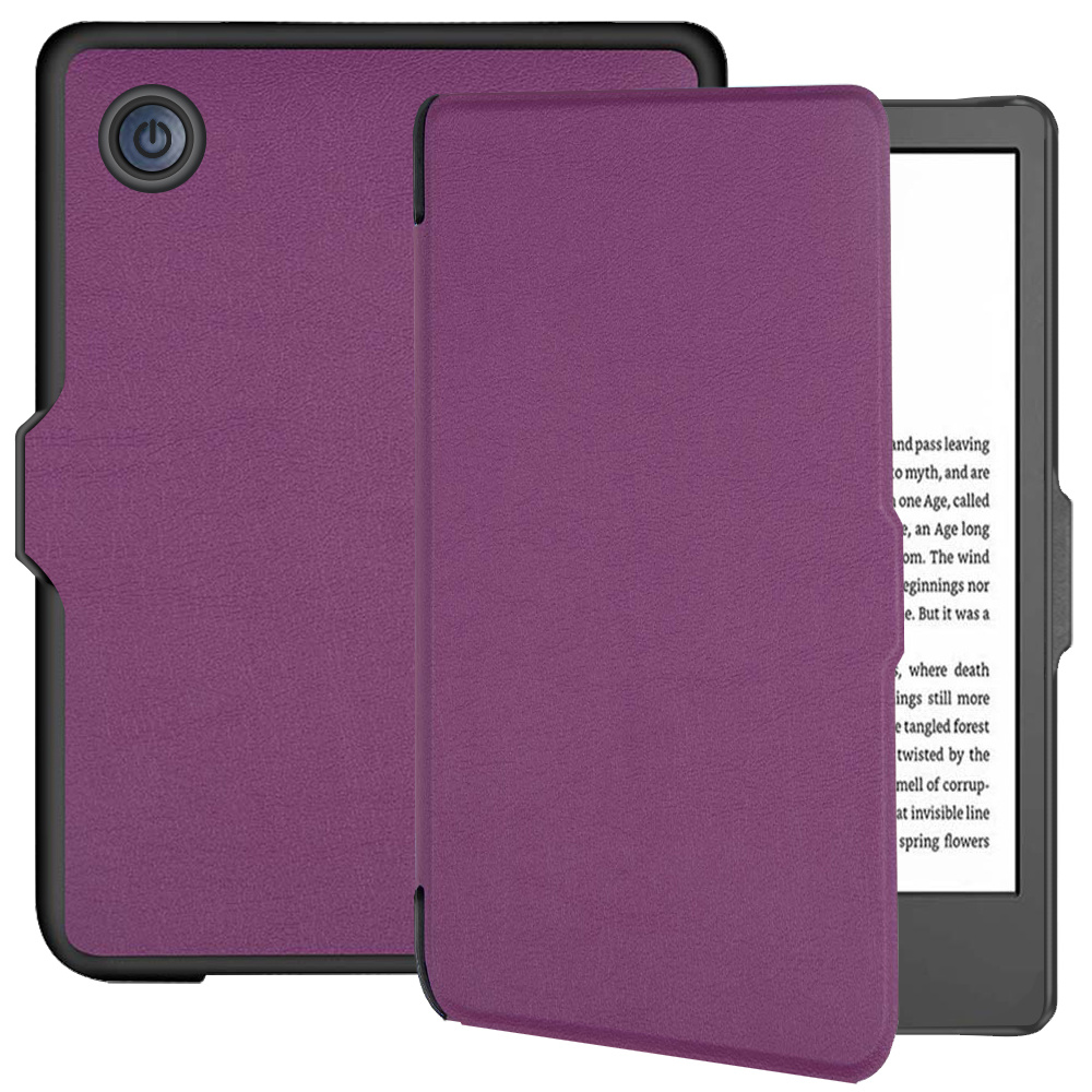 Kobo Clara 2E hoes (6 inch) Sleep cover - Paars