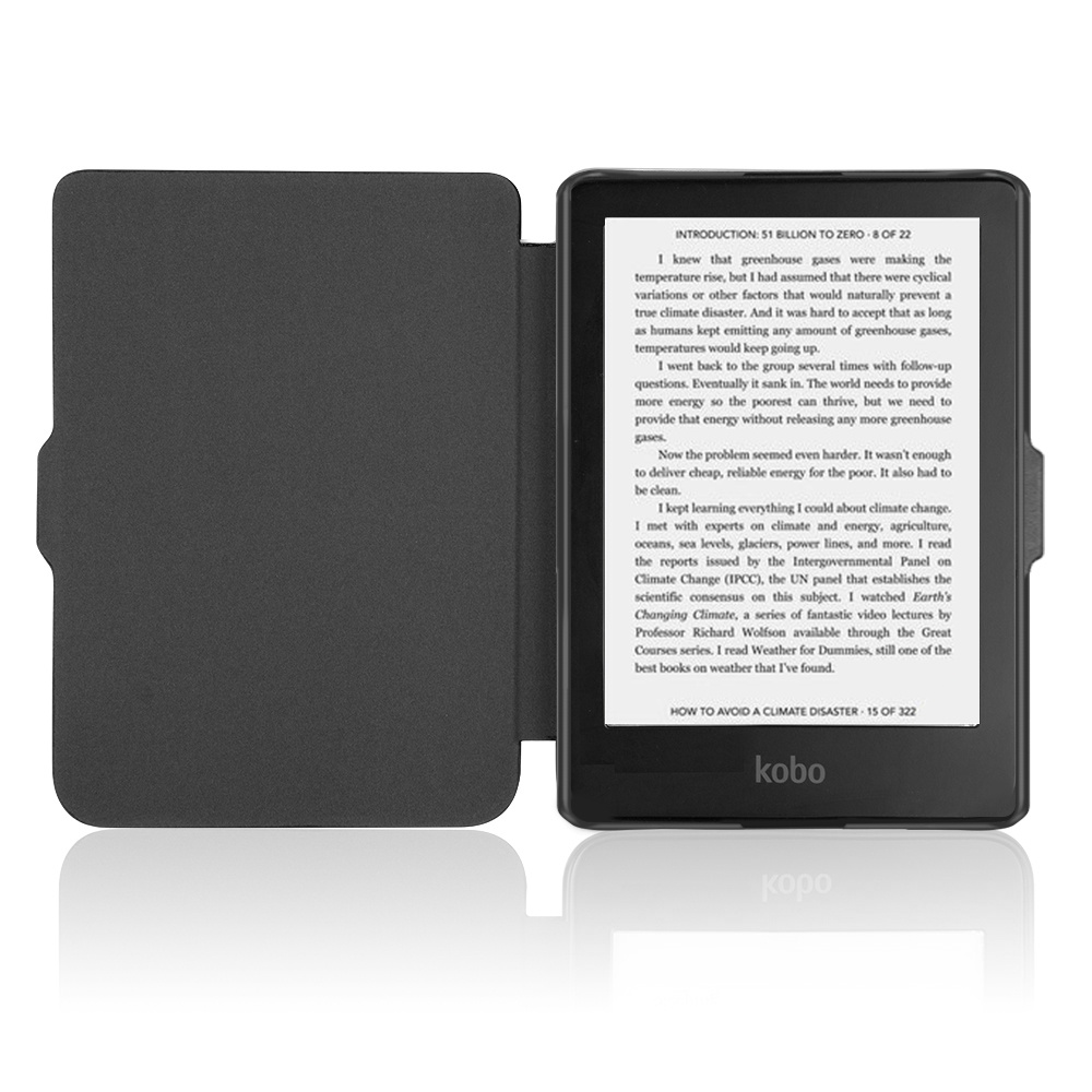 Kobo Clara 2E hoes (6 inch) Sleep cover - Rose Goud