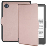 Kobo Clara 2E hoes (6 inch) Sleep cover - Rose Goud