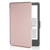 Kobo Clara 2E hoes (6 inch) Sleep cover - Rose Goud