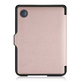 Kobo Clara 2E hoes (6 inch) Sleep cover - Rose Goud