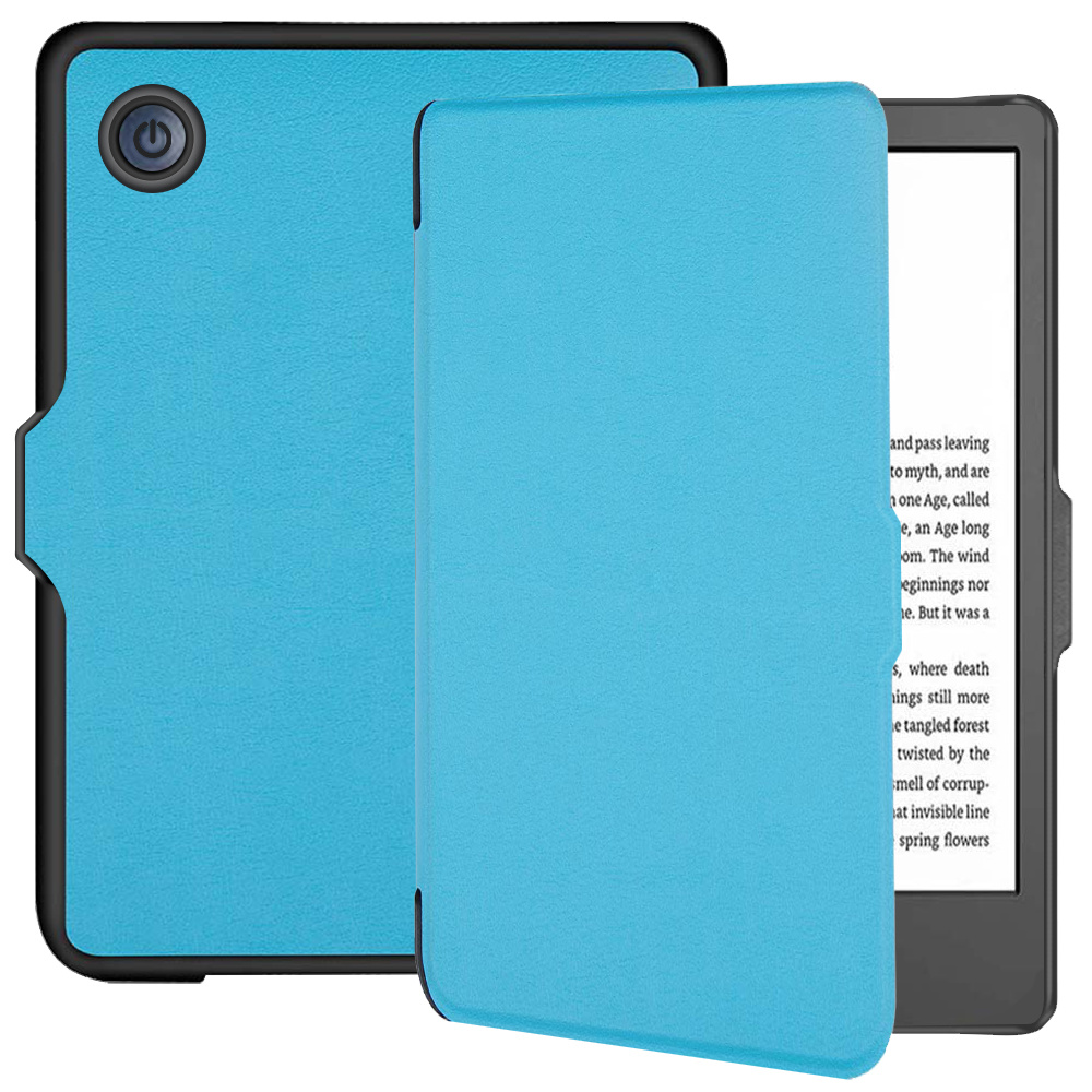 Kobo Clara 2E hoes (6 inch) Sleep cover - Lichtblauw