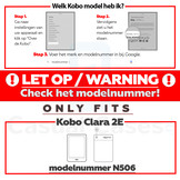 Kobo Clara 2E hoes (6 inch) Sleep cover - Van Gogh Amandelbloesem