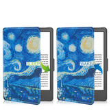 Kobo Clara 2E hoes (6 inch) Sleep cover - Van Gogh Sterrennacht