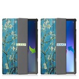 Lenovo Tab M10 Plus Gen 3 (3e generatie) Tri-Fold Bookcase hoes - Van Gogh Amandelbloesem