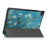 Lenovo Tab M10 Plus Gen 3 (3e generatie) Tri-Fold Bookcase hoes - Van Gogh Amandelbloesem