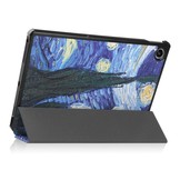 Lenovo Tab M10 Plus Gen 3 (3e generatie) Tri-Fold Bookcase hoes - Van Gogh Sterrennacht