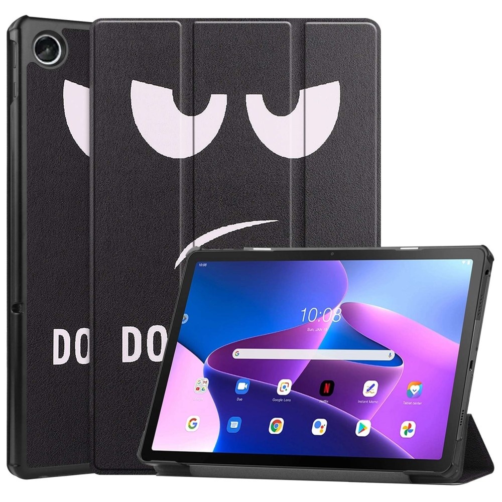 Lenovo Tab M10 Plus Gen 3 (3e generatie) Tri-Fold Bookcase hoes - Don't Touch