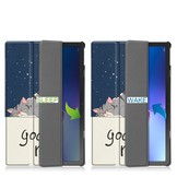 Lenovo Tab M10 Plus Gen 3 (3e generatie) Tri-Fold Bookcase hoes - Lazy Cat