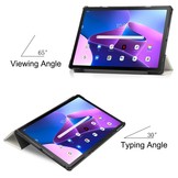 Lenovo Tab M10 Plus Gen 3 (3e generatie) Tri-Fold Bookcase hoes - Lazy Cat