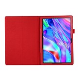 Lenovo Tab M10 Plus Gen 3 (3e generatie) Stand Flip Bookcase hoes - Rood