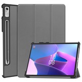Lenovo Tab P11 Pro Gen 2 (2e generatie) Tri-Fold Bookcase hoes - Grijs