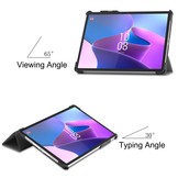 Lenovo Tab P11 Pro Gen 2 (2e generatie) Tri-Fold Bookcase hoes - Grijs