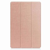 Lenovo Tab P11 Pro Gen 2 (2e generatie) Tri-Fold Bookcase hoes - Rose Goud