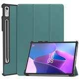 Lenovo Tab P11 Pro Gen 2 (2e generatie) Tri-Fold Bookcase hoes - Groen