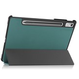 Lenovo Tab P11 Pro Gen 2 (2e generatie) Tri-Fold Bookcase hoes - Groen