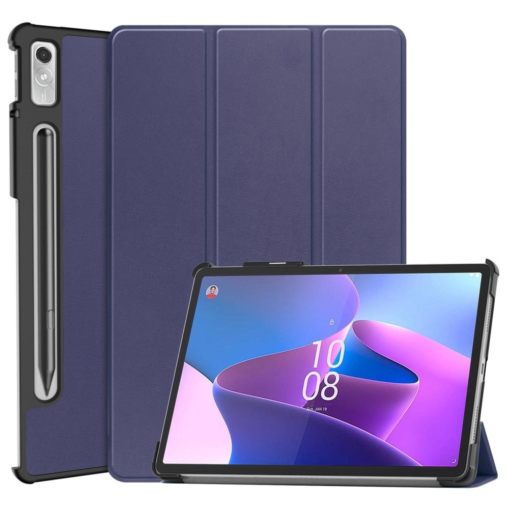 Lenovo Tab P11 Pro Gen 2 (2e generatie) Tri-Fold Bookcase hoes - Donkerblauw