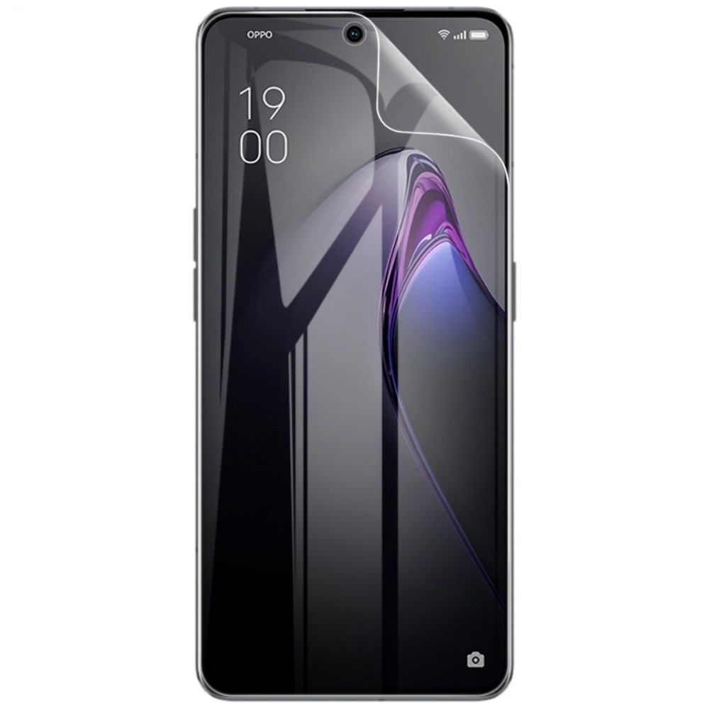 Lunso - Oppo Reno 8 Pro Beschermfolie - 2 stuks Full cover Screenprotector