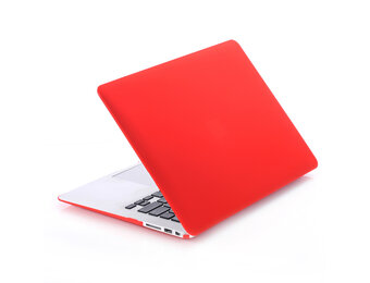 Lunso MacBook Pro 13 inch (2016-2019) cover hoes - case - mat rood