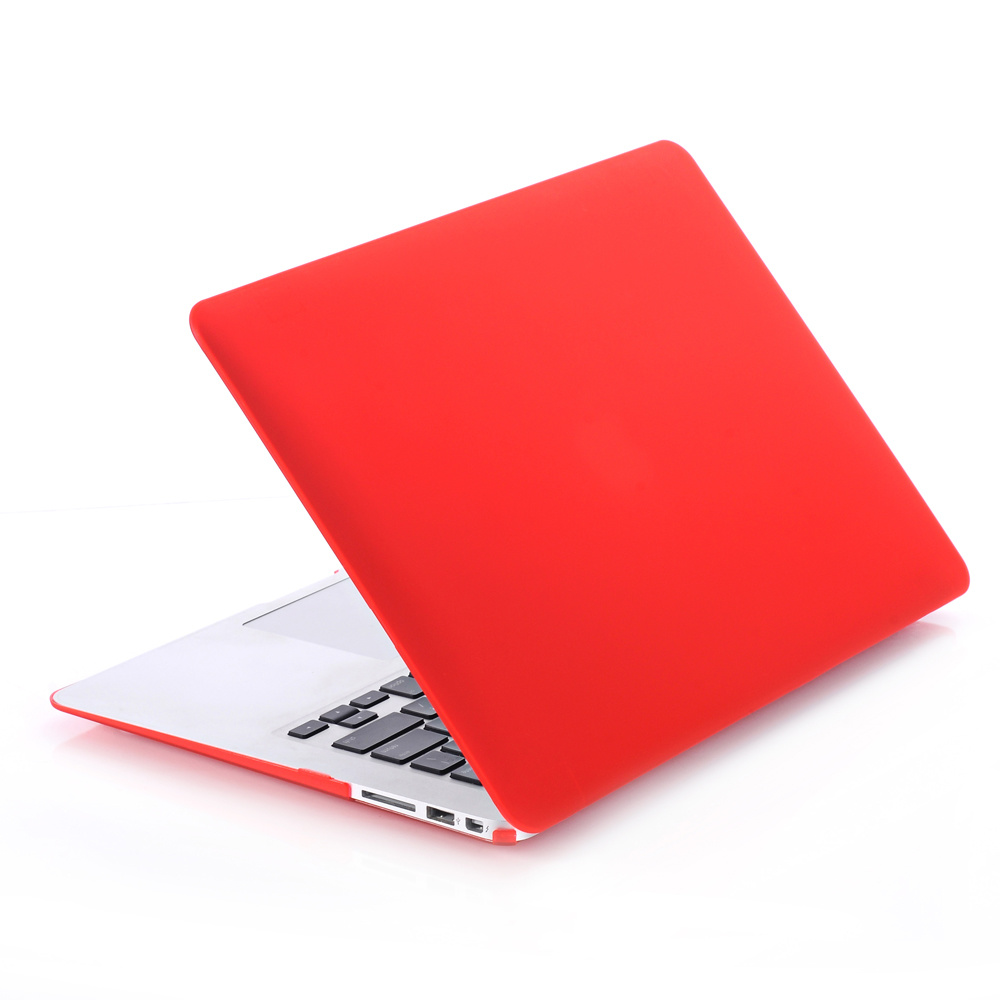 Lunso matte cover hoes rood voor de MacBook Pro 13 inch (2016-2019)