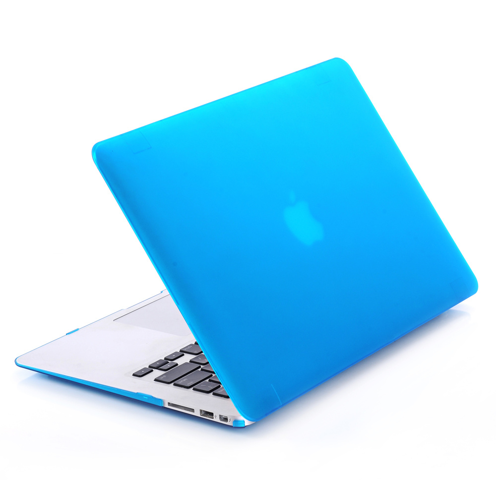 Lunso matte cover hoes lichtblauw voor de MacBook Pro 13 inch (2016-2019)