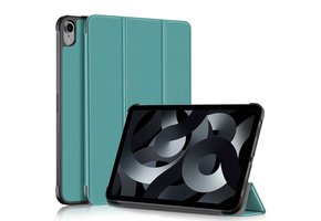 Lunso - iPad 10 (2022) - Tri-Fold Bookcase hoes - Groen