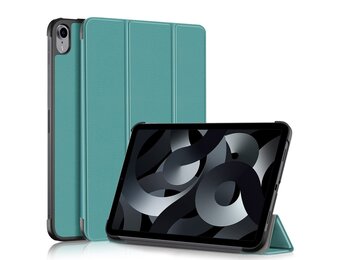 Lunso - iPad 10 (2022) - Tri-Fold Bookcase hoes - Groen