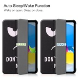 iPad 10 (2022) Tri-Fold Bookcase hoes - Don't Touch