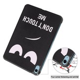 iPad 10 (2022) Tri-Fold Bookcase hoes - Don't Touch