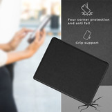 Kobo Nia hoes (6 inch) Vegan Saffiano leren sleepcover - Zwart