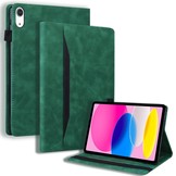 iPad 10 (2022) Luxe Bookcase hoes - Groen