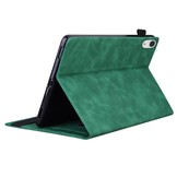 iPad 10 (2022) Luxe Bookcase hoes - Groen