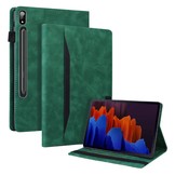 Lenovo Tab P12 Pro Luxe Bookcase hoes - Groen