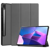 Lenovo Tab P12 Pro Tri-Fold Bookcase hoes - Grijs