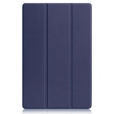 Lenovo Tab P12 Pro Tri-Fold Bookcase hoes - Donkerblauw