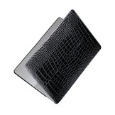 MacBook Air 13 inch (2022-2025) cover hoes case - Croco Zwart