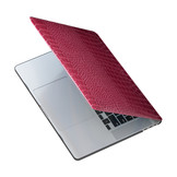 MacBook Air 13 inch (2022-2026) cover hoes case - Croco Fuchsia