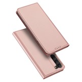Samsung Galaxy S23 Slim Bookcase hoesje - Rose Goud